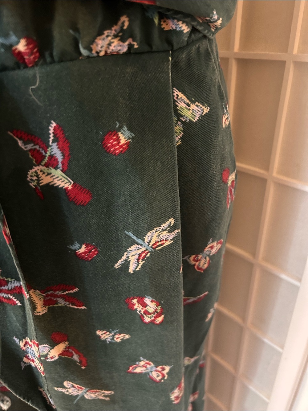 Matilda Jane Butterfly Cottagecore Jumpsuit Green Large - Picture 3 of 6